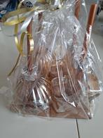 Set kerstglazen met rietjes, Ophalen of Verzenden