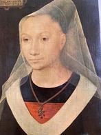 Rogier van der Weyden - Portret van een jonge vrouw, Antiek en Kunst, Kunst | Schilderijen | Klassiek, Ophalen of Verzenden