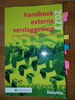 Handboek externe verslaggeving 2023
9789013172515, Zo goed als nieuw, Wolters Kluwer, Beta, HBO