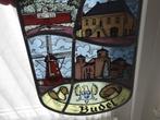 Raamhanger Budel glas in lood, Antiek en Kunst, Antiek | Glas en Kristal, Ophalen of Verzenden