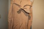 Elisabetta Franchi camel baggy broek brede strikband IT 46, Maat 38/40 (M), Bruin, Zo goed als nieuw, Lang