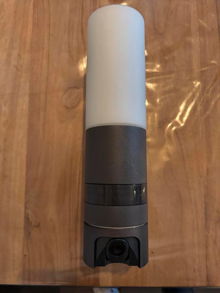 Camera Lamp - Beveiliging met Licht!, Tuin en Terras, Buitenverlichting, Gebruikt, Wandlamp, Kunststof, Minder dan 50 watt, Netvoeding