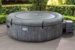 Complete Intex PureSpa Greywood incl acc stofzuiger dompelpo, Tuin en Terras, Bubbelbaden en Hottubs, Ophalen, Nieuw, Afdekzeil