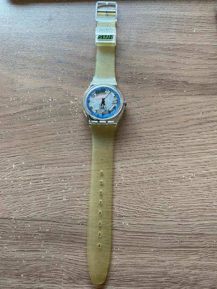 Vintage swatch Gent Access Clearance skk103oad skipas, Sieraden, Tassen en Uiterlijk, Horloges | Kinderen, Zo goed als nieuw, Jongen of Meisje