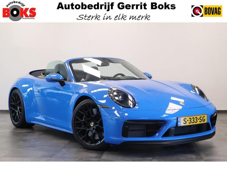 Porsche 911 Cabrio 3.0 Carrera 4 GTS Sport Chrono X- Sight N, Auto's, Porsche, Bedrijf, Te koop, 360° camera, 4x4, ABS, Achteruitrijcamera