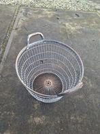 Metalen aardappelmand, Overige materialen, Gebruikt, Mand, Rond