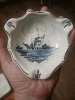 Delfts Blauw asbak met molen, Antiek en Kunst, Verzenden
