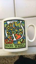 Leuke Mok Vissen horoscoop, Huis en Inrichting, Keuken | Servies, Ophalen of Verzenden, Nieuw, Overige stijlen, Kop(pen) en/of Schotel(s)