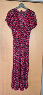 Luchtige Zara zomerjurk met roze en rode rozen - maat M, Maat 38/40 (M), Zara, Ophalen of Verzenden, Zo goed als nieuw
