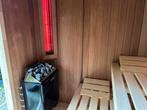 Geïsoleerde thermohouten sauna met combi infrarood en Fins, Ophalen, Fins of Traditioneel, Kostedeweg 7 Vorden, Nieuw