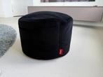 Fatboy poef (black velvet), Huis en Inrichting, Banken | Voetenbanken en Poefen, Ophalen, Zo goed als nieuw, 50 tot 75 cm, 50 tot 75 cm