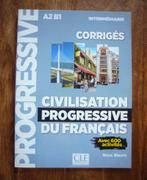 Corrigés Civilisation Progressive du Français A2 B1, Boeken, Studieboeken en Cursussen, Nieuw, Ross Steele, Ophalen of Verzenden