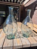 Set van twee grote glazen vazen, Huis en Inrichting, Woonaccessoires | Stolpen, Ophalen, Zo goed als nieuw