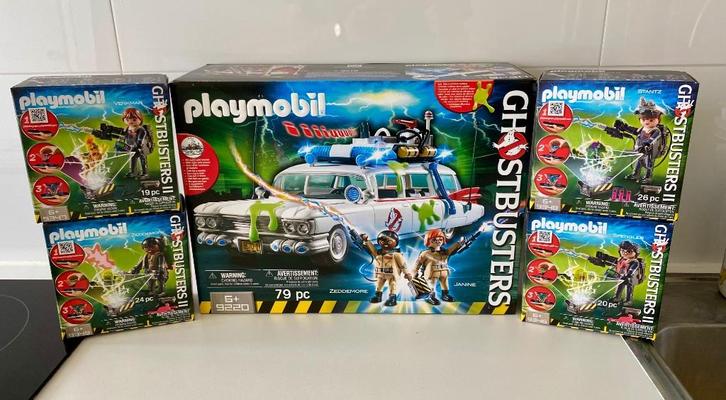 Playmobil Ghostbusters Ecto-1 nr. 9220 (nieuw in doos), Kinderen en Baby's, Speelgoed | Playmobil, Nieuw, Complete set, Ophalen of Verzenden