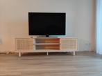 Tv kast, Ophalen, 150 tot 200 cm, Eikenhout, Zo goed als nieuw