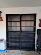 2 Ikea Billie kasten zwartbruin - goede staat, 200 cm of meer, Zo goed als nieuw, Modern, 25 tot 50 cm