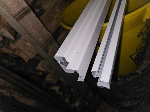 deurkozijn, Doe-het-zelf en Verbouw, Kozijnen en Schuifpuien, Gebruikt, Overige typen, Metaal, 225 cm of meer, 75 tot 150 cm, Inclusief glas