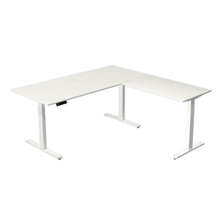 Zit sta hoekbureau Move-3 wit 180x180cm elektrisch, Huis en Inrichting, Bureaus, Nieuw, Stabureau, Elektrisch, In hoogte verstelbaar