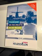 Toerisme en recreatie in de regio keuzedeel boek, Boeken, Ophalen of Verzenden, Zo goed als nieuw, MBO