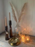 Fles, vaas Vtwonen, Overige kleuren, Ophalen of Verzenden, Minder dan 50 cm, Glas