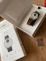 Withings steel HR. Hybride smartwatch. Horloge, Overige merken, Leer, Staal, Polshorloge