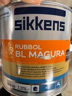 Sikkens Rubbol BL magura donkergrijze lak 2,5liter, Ophalen of Verzenden, Nieuw, Acrylverf