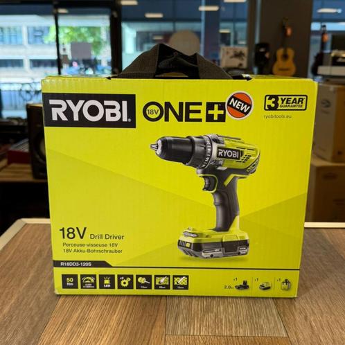 RYOBI R18DD3-120S 18V ONE+ Accu-schroefboormachine | Nieuw i, Doe-het-zelf en Verbouw, Gereedschap | Boormachines, Nieuw