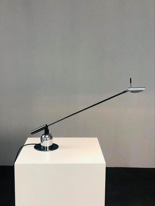 Prachtige (verstelbare) design lamp ‘ 80 bureau rood knopje, Huis en Inrichting, Lampen | Tafellampen, Ophalen of Verzenden