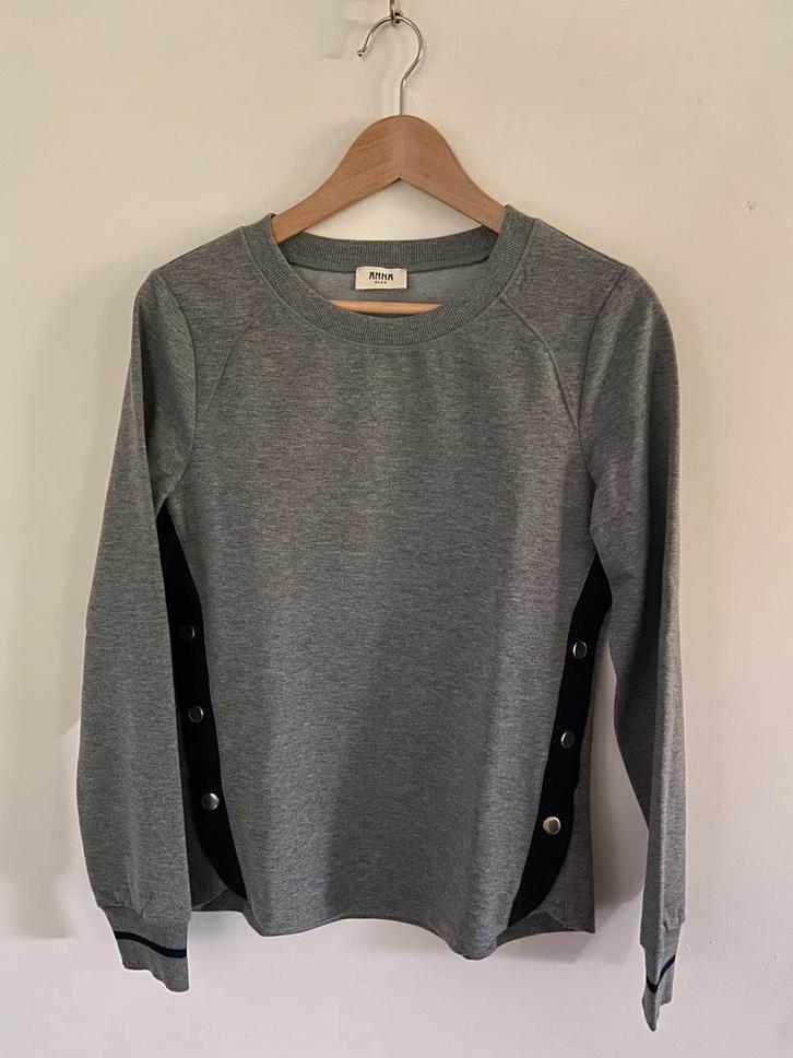 Anna Blue sweater sweatshirt nieuw, Kleding | Dames, Truien en Vesten, Nieuw, Maat 36 (S), Grijs, Ophalen of Verzenden