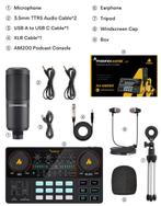 Maono Sound Card Audio Interface Caster Lite AM200-S1 All-in, Studiomicrofoon, Ophalen of Verzenden, Zo goed als nieuw