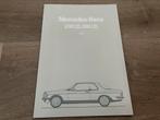 Folder Mercedes-Benz (W123 Coupé) 230CE, 280CW 1982, Ophalen of Verzenden, Zo goed als nieuw, Mercedes