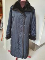 Zwarte dames mantel van Vittoria Verani, Ophalen of Verzenden, Zo goed als nieuw, Maat 42/44 (L), Zwart