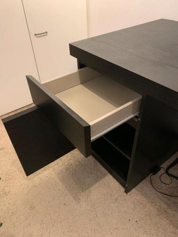 Ikea malm bureau zwart - afbeelding 4