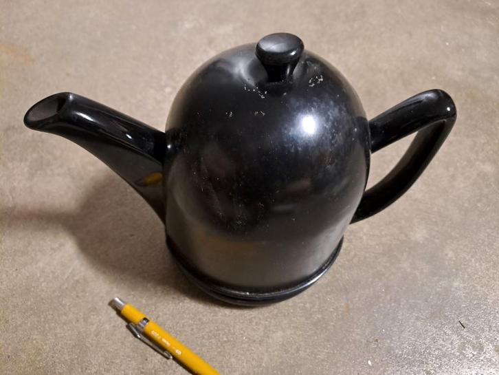 Biedermeier Theepot Keramiek met Warmhoudkap, Huis en Inrichting, Keuken | Keukenbenodigdheden, Ophalen of Verzenden