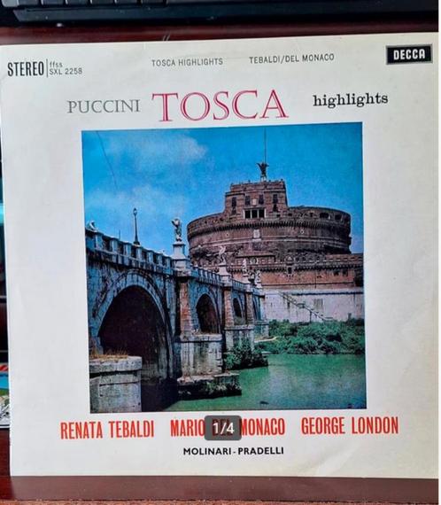 Te koop: Vinyl LP – Puccini: Tosca (Highlights) – DECCA S, Cd's en Dvd's, Vinyl | Klassiek, Zo goed als nieuw, Classicisme, Opera of Operette