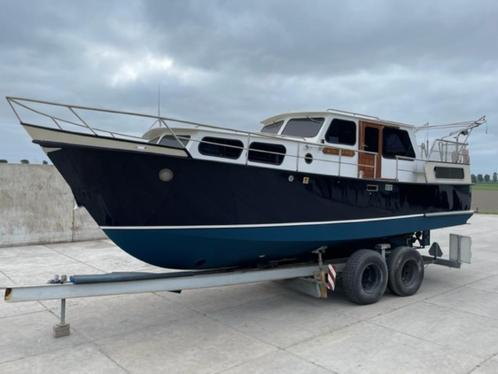 Zeer nette stoere  boerkruizer, Watersport en Boten, Motorboten en Motorjachten, Gebruikt, Staal, 9 tot 12 meter, Diesel, Binnenboordmotor