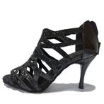 Mooie Black Glitter Salsa Shoes, Sport en Fitness, Dansen, Ophalen of Verzenden, Nieuw, Schoenen