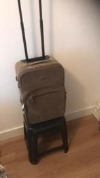 Handbagage koffer kleur bruin merk Oakman, 50 tot 60 cm, Hard kunststof, Ophalen of Verzenden, Zo goed als nieuw