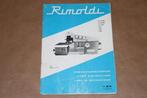 Oude handleiding - Rimoldi industriële naaimachine - ca 1970, Boeken, Ophalen of Verzenden, Gelezen