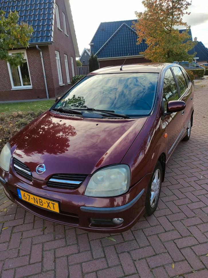 Nissan Almera Tino Automaat 1.8 MPV Airco Camera NAP, Auto's, Nissan, Particulier, Almera Tino, ABS, Achteruitrijcamera, Airbags