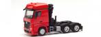 herpa MB Arocs 3 as trekker met laadkraan rood nr 313315, Ophalen of Verzenden, Nieuw, Bus of Vrachtwagen, Herpa