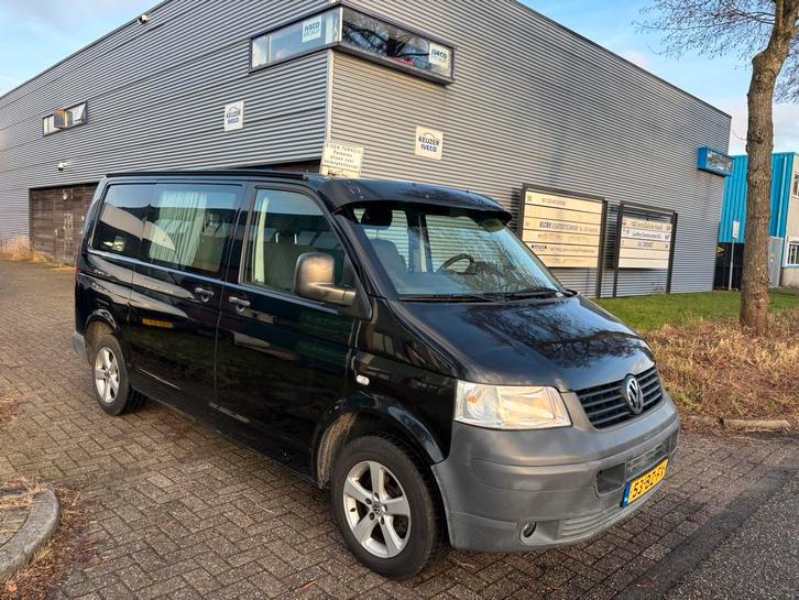 Volkswagen Transporter 2.5 TDI 6 bak Dubbel Cabine 6 persoon, Auto's, Bestelauto's, Bedrijf, ABS, Airbags, Airconditioning, Boordcomputer