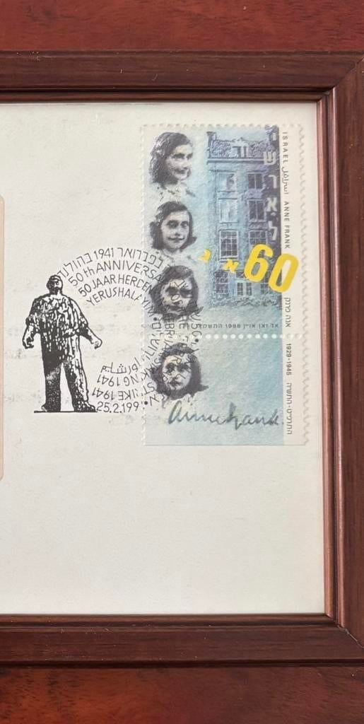 Postzegels - Anne Frank - herdenking, Ophalen of Verzenden, Postfris, Overige thema's