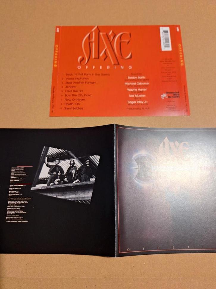 Axe: Offering cd, Cd's en Dvd's, Cd's | Hardrock en Metal, Zo goed als nieuw, Verzenden
