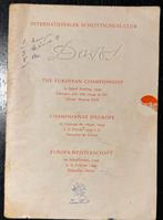 Programmaboekje EK schaatsen 1949 Davos, Verzamelen, Ophalen of Verzenden, Gebruikt, Overige sporten, Overige typen