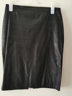 Nep leren rok, mt M/L, Kleding | Dames, Rokken, Maat 38/40 (M), Zwart, Ophalen of Verzenden, Zo goed als nieuw
