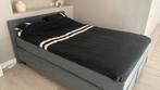 Totaalbed Boxspring - 140x210 Antraciet, Huis en Inrichting, Slaapkamer | Boxsprings, Ophalen, Zo goed als nieuw, Tweepersoons