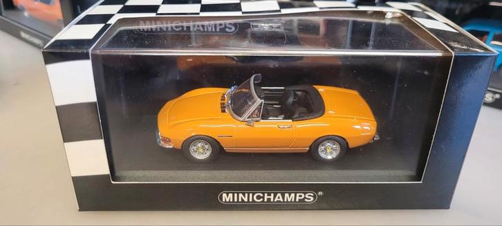 Minichamps 1972 Fiat Dino Spider, Hobby en Vrije tijd, Modelauto's | 1:43, Zo goed als nieuw, Auto, MiniChamps, Ophalen of Verzenden