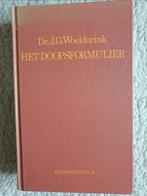 Dr.J.G.Woelderink - Het doopsformulier, Boeken, Gelezen, Ophalen of Verzenden, Dr.J.G.Woelderink