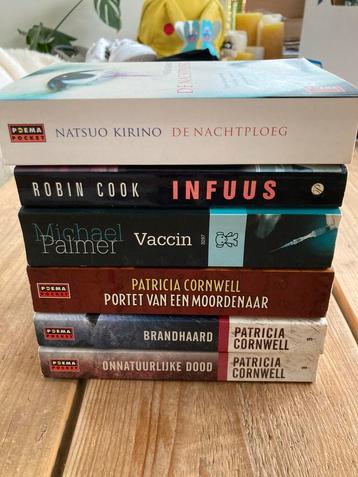 Diverse titels - vooral thrillers beschikbaar voor biedingen
